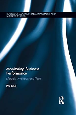 monitoring business performance models methods and tools 1st edition per lind b001kdqsu2, 978-1138617971