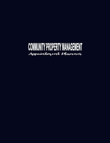 community property management appointment planner 52 weeks of undated daily scheduler with 15 minute time