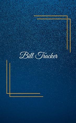 bill tracker 1st edition one go studio b0b2k88h9m