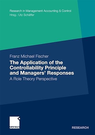 the application of the controllability principle and managers responses a role theory perspective 2010