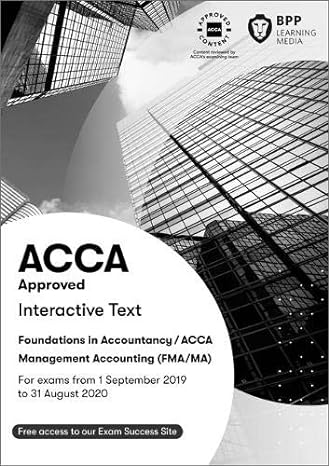 fia foundations in management accounting fma  interactive text  bpp learning media 1509724168, 978-1509724161