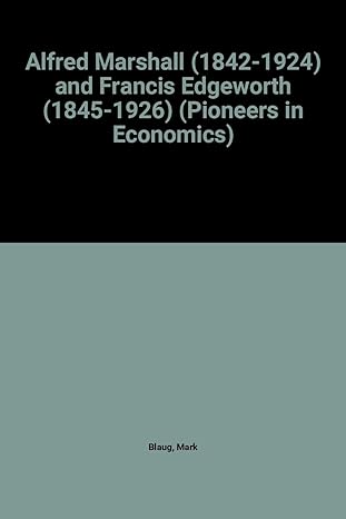alfred marshall and francis edgeworth 1st edition mark blaug 185278492x, 978-1852784928