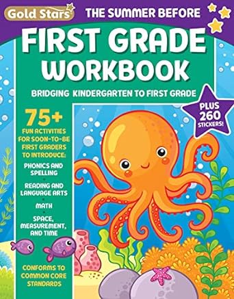 the summer before first grade workbook school bridging kindergarten to first grade ages 6 7 75+ activities