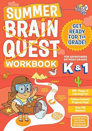 summer brain quest between grades k and 1 1st edition workman publishing ,megan butler ,claire piddock