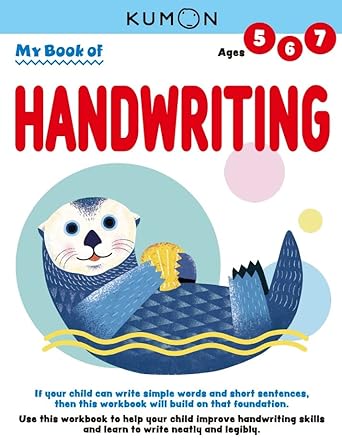 kumon my book of handwriting help children improve handwriting skills and learn to write neatly and legibly