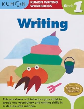 kumon grade 1 writing workbook edition kumon publishing 1935800574, 978-1935800576