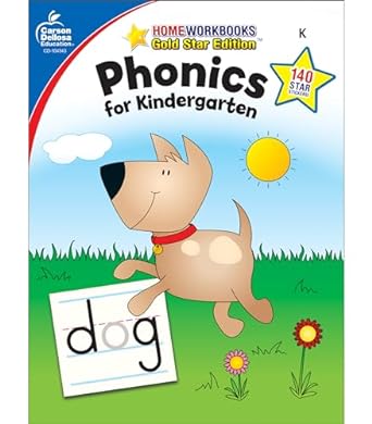 phonics workbook for kindergarten sight words tracing letters consonant and vowel sounds writing practice