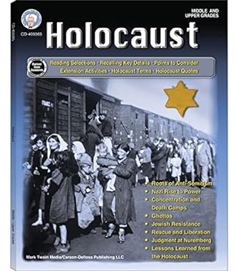 mark twain media holocaust history book grades 6 12 world history with lessons on the background and tragedy