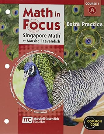 math in focus singapore math extra practice book grade 6 1st edition houghton mifflin harcourt 0547578962,