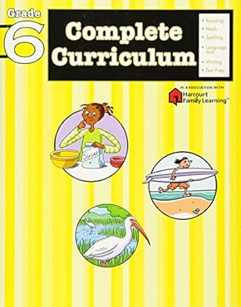 complete curriculum grade 6 workbook edition flash kids harcourt family learning 1411498798, 978-1411498792