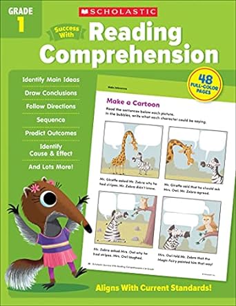 scholastic success with reading comprehension grade 1 workbook 1st edition scholastic teaching resources