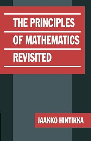 principles of mathematics revisited revised edition hintikka 0521624983, 978-0521624985