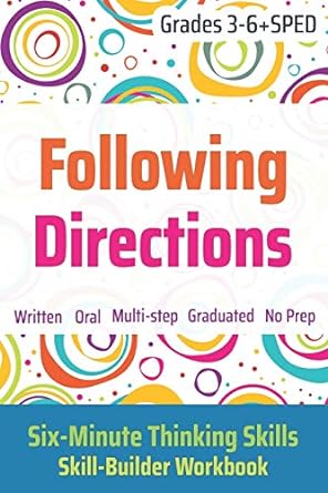 following directions six minute thinking skills 1st edition janine toole phd 1775285227, 978-1775285229