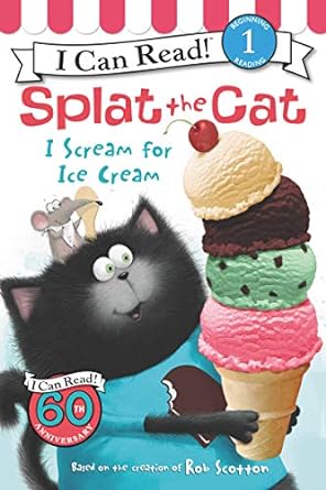 splat the cat i scream for ice cream 1st edition rob scotton 0062294180, 978-0062294180