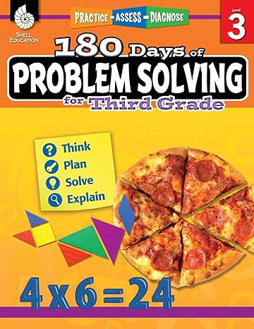 180 days of problem solving for third grade build math fluency with this 3rd grade math workbook 1st edition