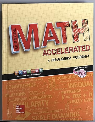 glencoe math accelerated 2017 interactive study guide 1st edition mcgraw hill 0076721280, 978-0076721283