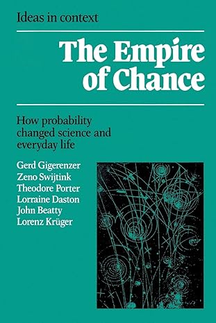 the empire of chance how probability changed science and everyday life 1st edition gerd gigerenzer ,zeno