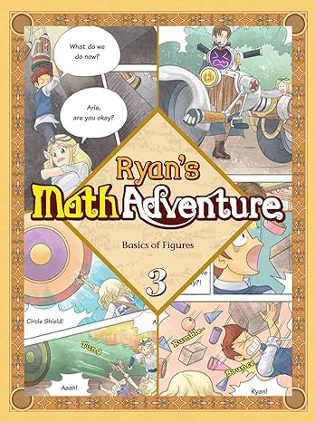 ryan s math 3 basics of figures common core math comic books and workbook ages 6 10 grade 1 4 makes kids love