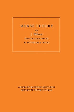 morse theory 1st edition john milnor 0691080089, 978-0691080086