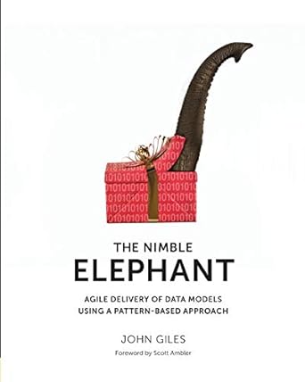 the nimble elephant agile delivery of data models using a pattern based approach 1st edition john giles