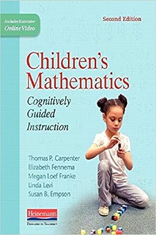 children s mathematics  cognitively guided instruction 2nd edition thomas p carpenter, elizabeth fennema,