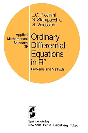 ordinary differential equations in rn problems and methods 1st edition livio c. piccinini, guido stampacchia,