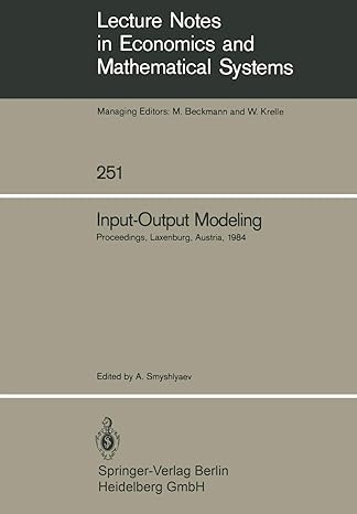 input output modeling proceedings of the fifth iiasa task force meeting on input output in economics and