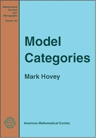 model categories uk edition mark hovey 0821843613, 978-0821843611