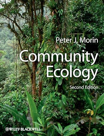 community ecology 2nd edition peter j. morin 1405124113, 978-1405124119