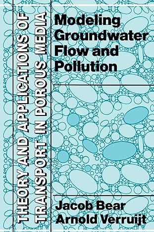 modeling groundwater flow and pollution 1st edition jacob bear, arnold verruijt 1556080158, 978-1556080159