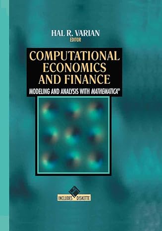 computational economics and finance modeling and analysis with mathematica 1996th edition hal r varian