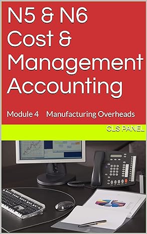 n5 and n6 cost and management accounting module 4 manufacturing overheads  cls panel b087jsnq1c