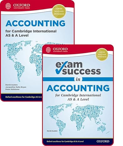 accounting for cambridge international as and a level student book and exam success guide pack 1st edition