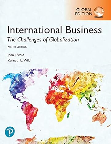 international business the challenges of ization 9th edition john j wild ,kenneth l wild 1292262257,