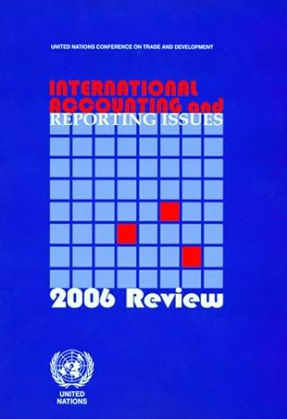 international accounting and reporting issues 2006 review 1st edition united nations 9211127149,