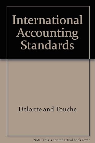 international accounting standards 3rd edition unknown 184140196x, 978-1841401966