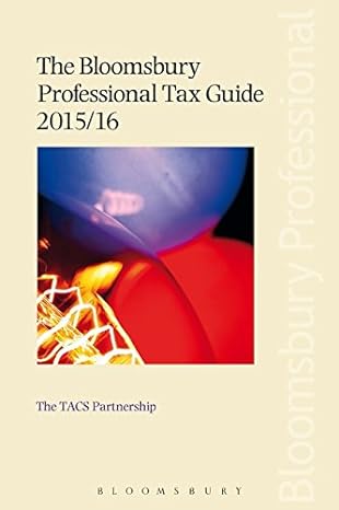 bloomsbury professional tax guide 2015/16 1st edition tacs partnership 178043779x, 978-1780437798