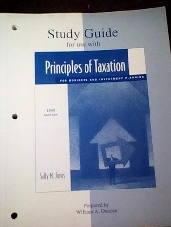 study guide to accompany prin tax bus invest plan 2e study guide edition sally m jones ,sally jones