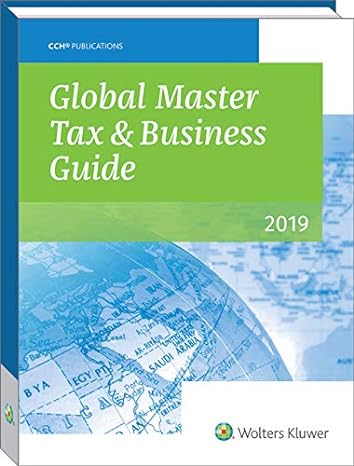 global master tax and business guide 2019 1st edition wolters kluwer editorial staff 0808050737,