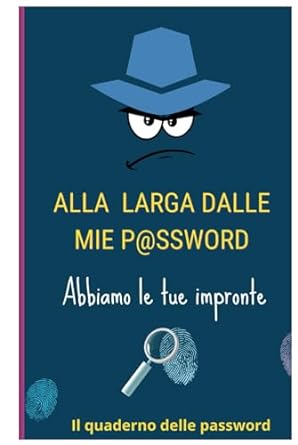 quaderno delle password per smemorati libro per organizzare le tue password in ordine alfabetico formato