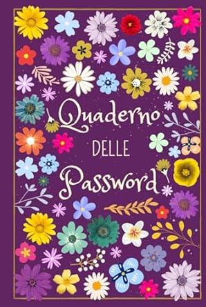 quaderno delle password per conservare e organizzare tutte le tue password elenco alfabetico formato a5 109