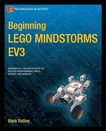 beginning lego mindstorms ev3 1st edition mark rollins 1430264365, 978-1430264361