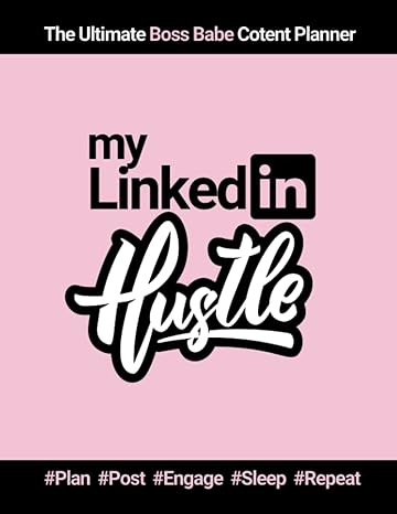 my linkedin hustle the ultimate boss babe linkedin content planner 1st edition vivien divine b0c52sh934