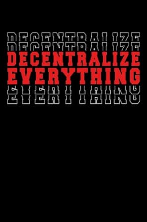 crypto decentralize everything dot grid jounal todo exercise book or diary 6 x 9 120 pages 1st edition be mi