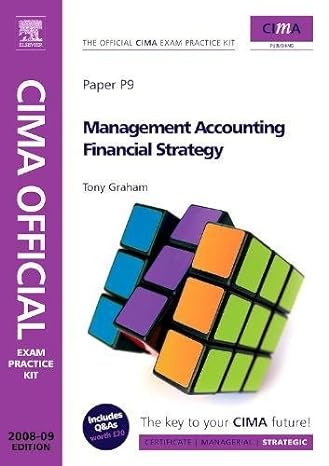 cima official exam practice kit management accounting financial strategy 4th edition tony graham 0750686790,