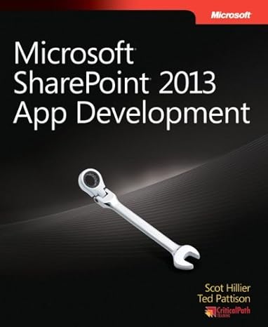 microsoft sharepoint 2013 app development by hillier scot pattison ted 1st edition 1st edition scot hillier