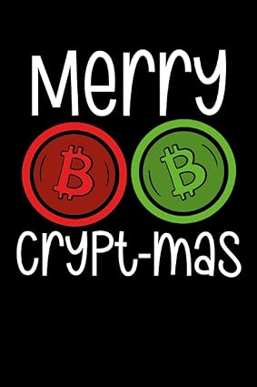 merry crypto christmas dot grid jounal todo exercise book or diary 6 x 9 120 pages 1st edition be mi crypto