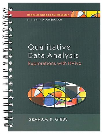 qualitative data analysis explorations with nvivo 1st edition graham gibbs 0335200842, 978-0335200849