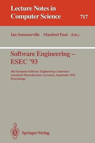 software engineering esec 93  european software engineering conference garmisch partenkirchen germany