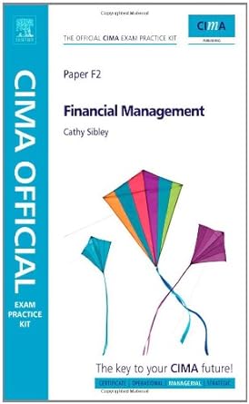 cima official exam practice kit financial management 5th edition jo watkins 1856177327, 978-1856177320